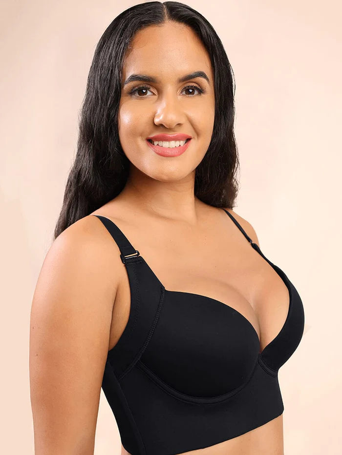 Deep Cup Bra Hides Back Fat Diva New Look with Shapewear Incorporated